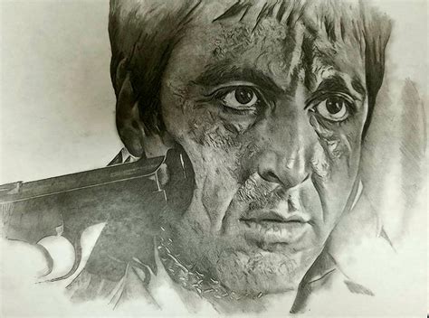 Scarface Drawing By Eric Aleman Fine Art America