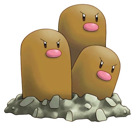 Dugtrio Pokemon Png Picture Png Mart