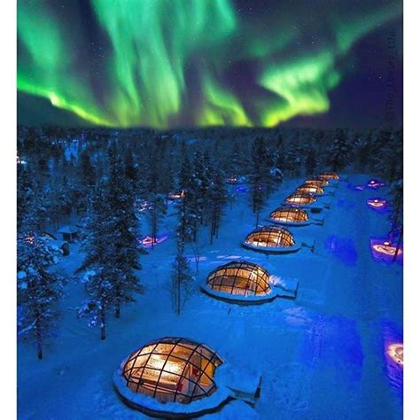Top Of The World Arctic Circle Northern Lights Glass Igloos In