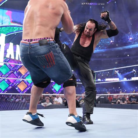 Wrestlemania 34 John Cena Vs The Undertaker Wwe Photo 41293904