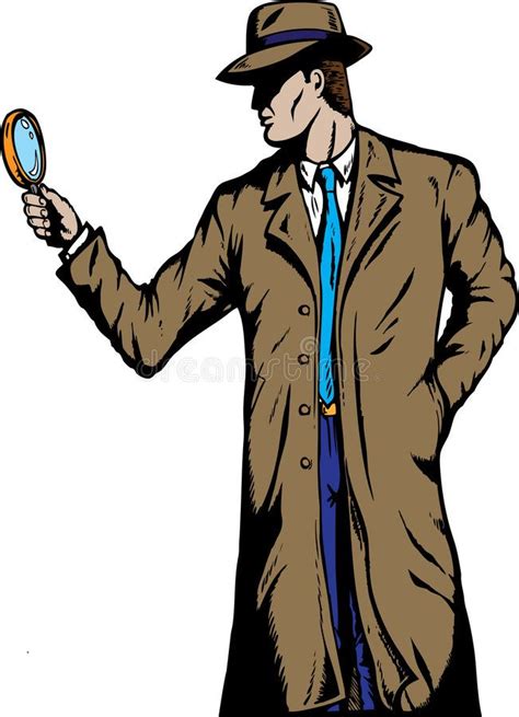 Old Style Detective Or Private Investigator As In From The Fifties