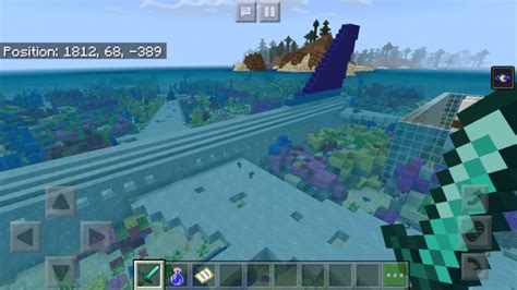 Mcpe Ocean A220 Plane Crash Minecraft Map