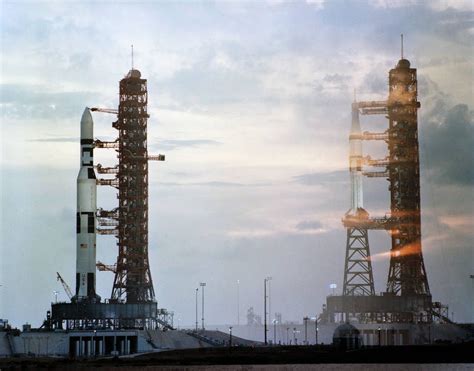 Skylab 1 Saturn V And Skylab 2 Saturn 1 B May 1973 Space Flight