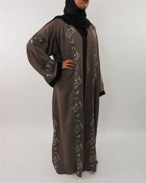 Abayas Amanis Neda Embroidery Abaya Style UK Abayas