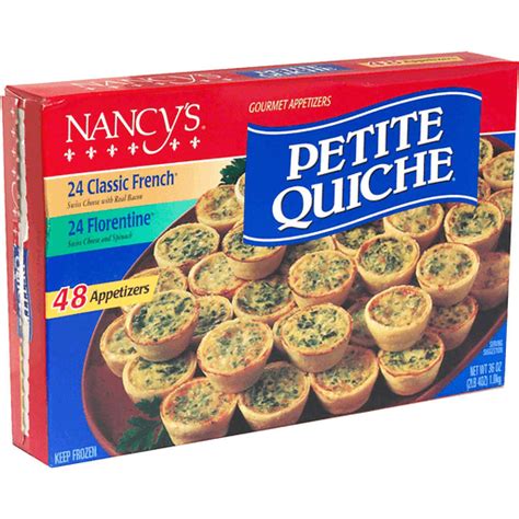 Nancys Petite Quiche Frozen Foods Sun Fresh