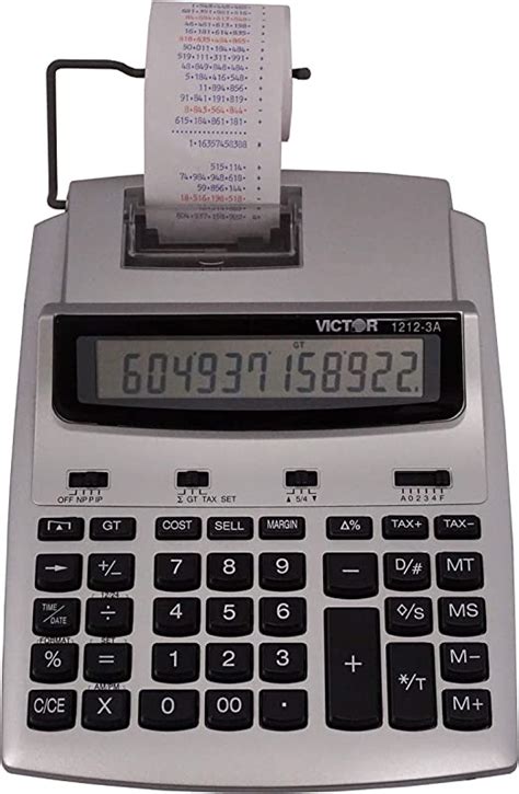 Victor Technology A Calculadora De Impresora Escritorio Calculadora De Impresora
