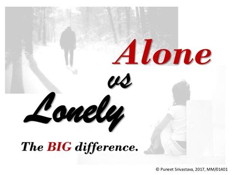 Alone Vs Lonely