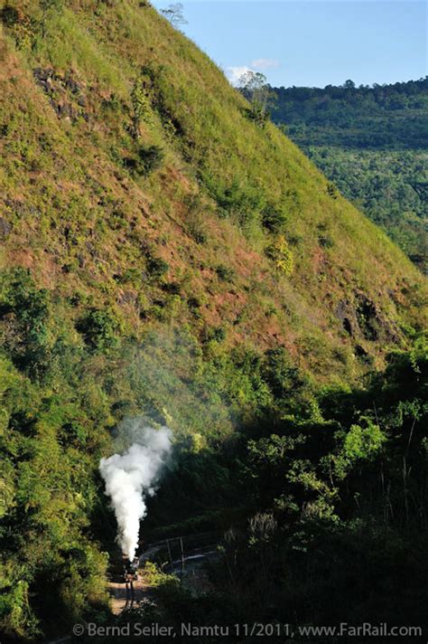 Steam Railways The Burma Mines Railway In Namtu The Wallah Gorge Spiral