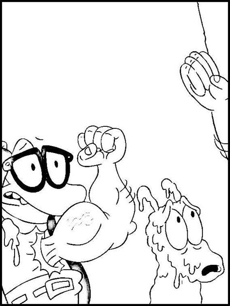 Rockos Modern Life Coloring Pages Coloring Pages
