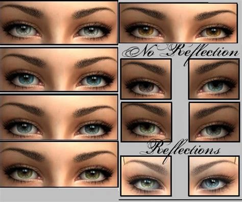 Mod The Sims Anvas Guarded Eyes Default Replacement Set