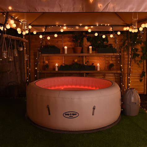 Lay Z Spa Paris Airjet Inflatable Hot Tub Indoor Hot Tub Hot Tub