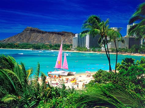 Top Beaches Of The World Hd Waikiki Oahu Hawaii Hd 1600×1200