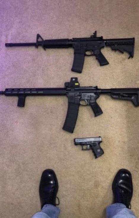 Photo Of Jonathan Sapirmans 3 Guns He Laid Out To Use In Greenwood