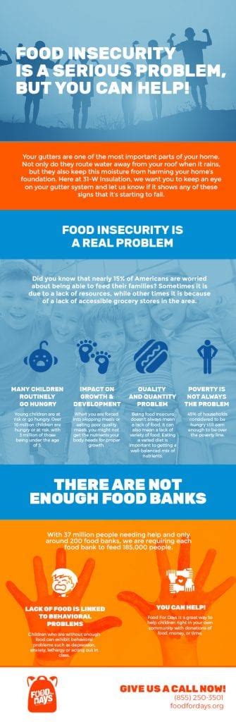 Food Insecurity Is A Serious Problem But You Can Help Infographic