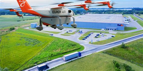Fedex Probará Entregas Con Drones De Carga De Elroy Air Avion Revue