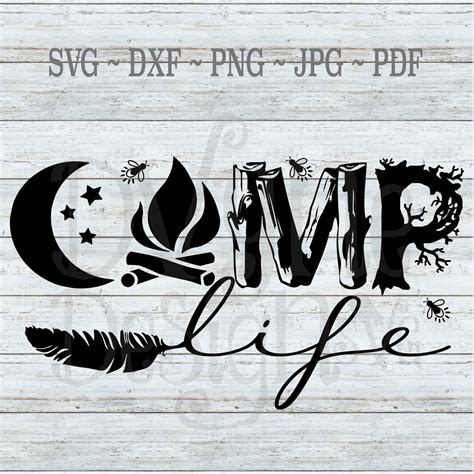 Camping Svg Camp Life Svg Camper Svg Camping T Shirt Vinyl Etsy