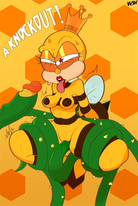 rule 34 1girls anthro bee bee girl bee humanoid cagney carnation crown cuphead game female