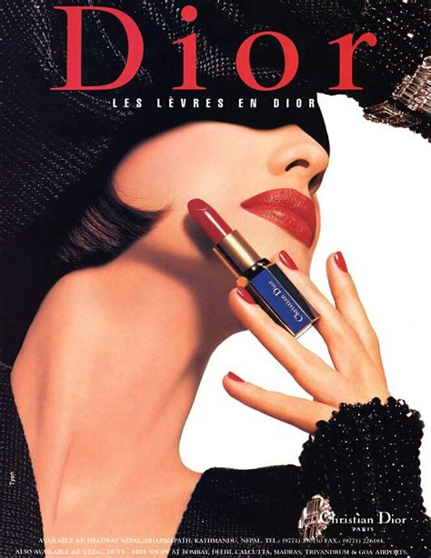 Rouge Dior Ad 1990s Makeup Ads Beauty Advertising Dior Lipstick