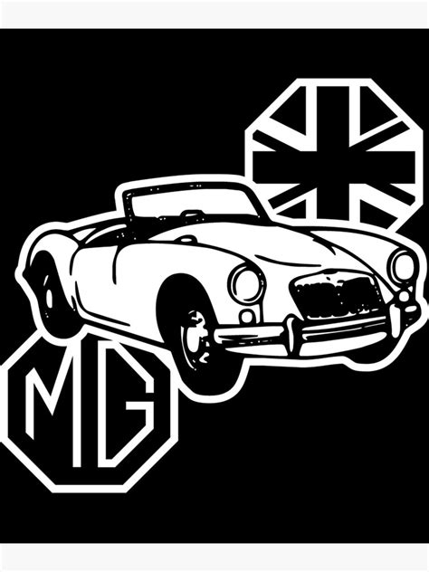 Mg Mga Classic British Sports Car Essential Poster For Sale By
