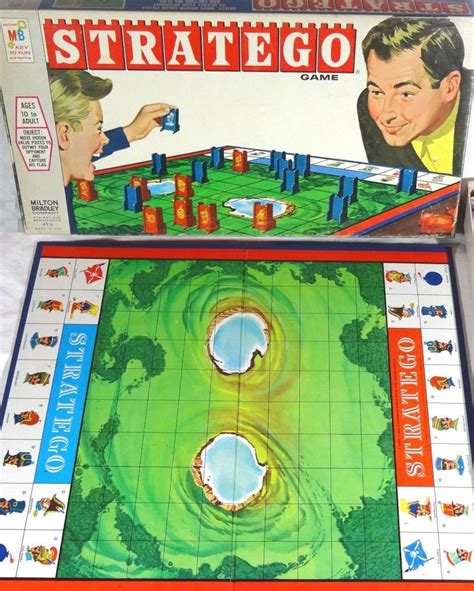 Vintage 1960s Stratego Board Game By Milton Bradley 100 Complete Etsy