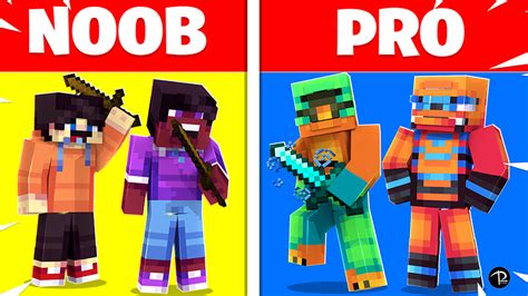 Noobs And Pros By Pickaxe Studios Minecraft Skin Pack Minecraft