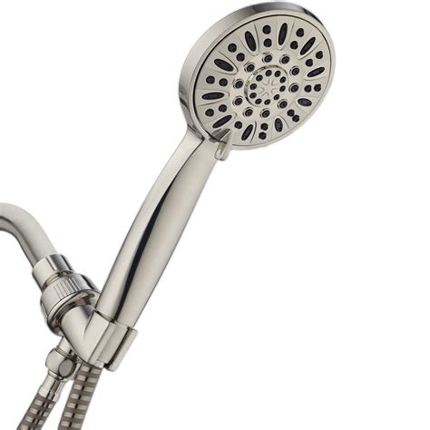 buy aquadance high pressure luxury 6 setting handheld shower head with extra long 6 foot hose