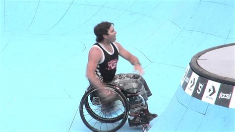 Wheelchair Stunt Rider Drops Into The Sharkbite At 2011 Coastal Carnage