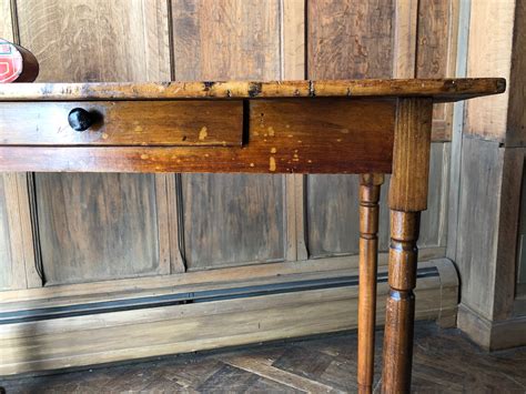 Antique Entryway Table Primitive Console Table Farmhouse Side Table