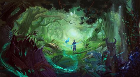 Magic Forest On Behance