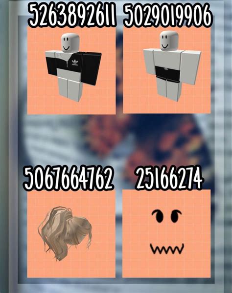 Bloxburg White Shirt Codes