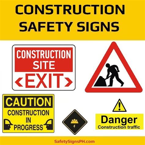 Construction Safety Signs Philippines Construction Safety Health And