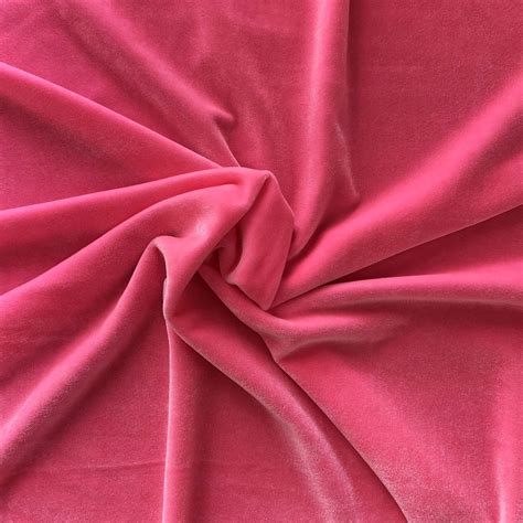 Pink Velvet Fabric Soft Candy Velvet Fabric By The Yard Upholstery