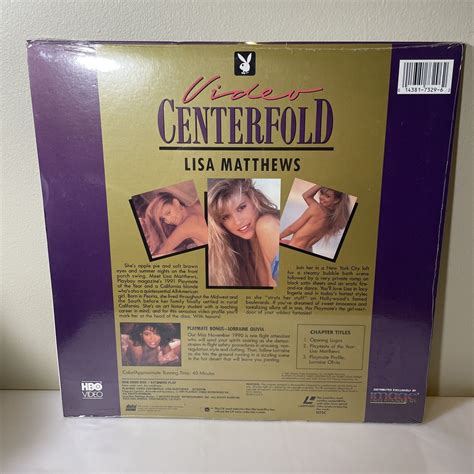 Playboy Centerfold Playmate Of The Year Lisa Matthews LaserDisc Sealed