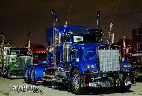 Blue Kw Trucks Kenworth Trucks Big Trucks