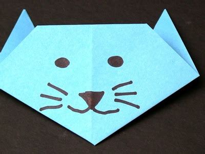 Our next step is the origami cat, we'll be helping you make a sitting origami cat this time. Origami Neko (cat) (Jo Nakashima) - remake