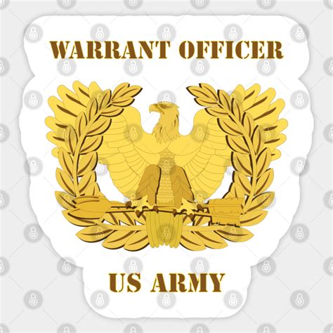 Emblem Warrant Officer Corps Sticker Teepublic