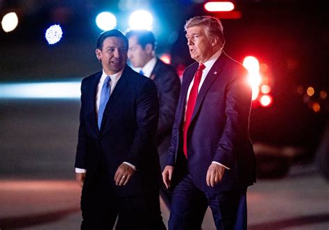 Donald Trump And Ron Desantis Eye Each Other Warily Before 2024 Race