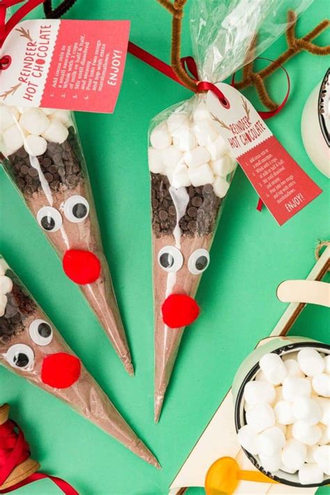 Reindeer Hot Chocolate Cones Are Filled With Delicious Homemade Hot