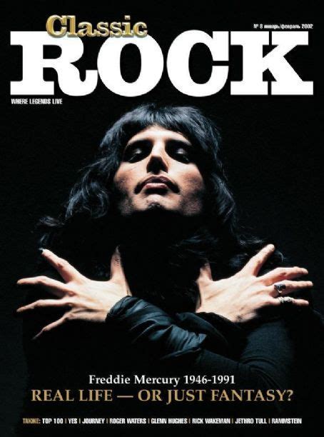 Freddie Mercury Classic Rock Russia Magazine February 2002 Queen