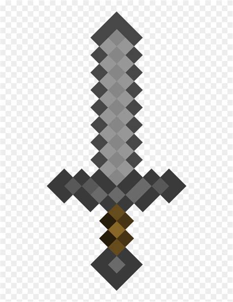 Download Stone Sword Minecraft Sword Clipart Png