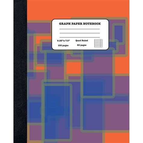 Graph Paper Notebook Quad Ruled 5x5 Geometry And Algebra Composition