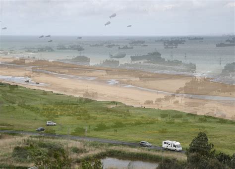 This Then And Now Photo Of Omaha Beach Normandy Gave Me Chills