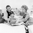 John Forsythe & his wife Julie with daughters Page & Brooke - Sitcoms ...