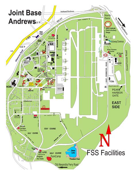 Directions To Andrews Air Force Base Airforce Military