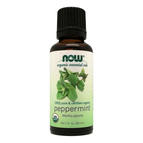 Now Organic Peppermint Oil 100 Pure 30ml Zenxin Singapore