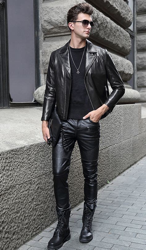 All You Need Is Leather Leather Jacket Men Leather Outfit Mens