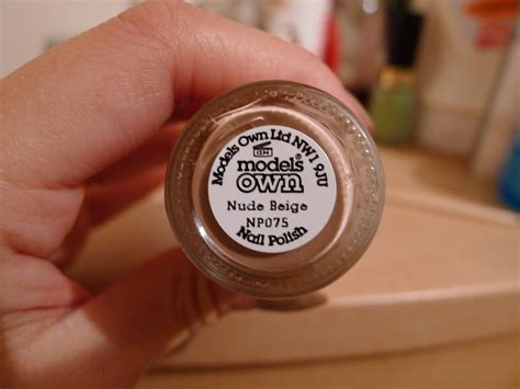 nail of the day models own nude beige nail polish beauty in my mind