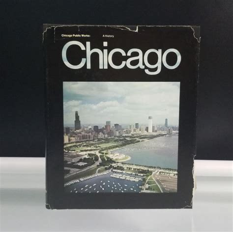 Chicago Public Works Vintage Book A History Of Chicago City Etsy