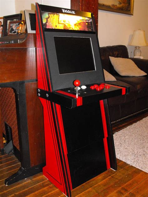 It was going to be wide enough to fit the 32 tv and i planned to stain and varnish the wood rather than paint it or use decals. Mame Arcade Cabinet - WoodWorking Projects & Plans