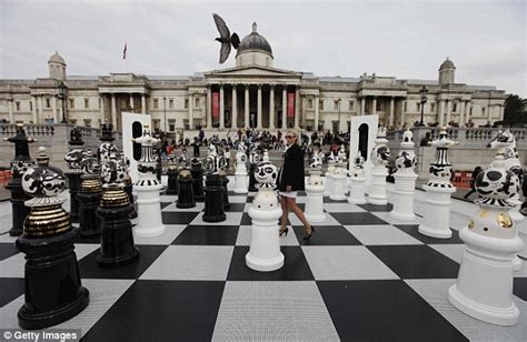 Check This Giant Chess Board Unveiled In Trafalgar Square Becomes